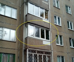 Балконная рама из ПВХ. Брест. №2